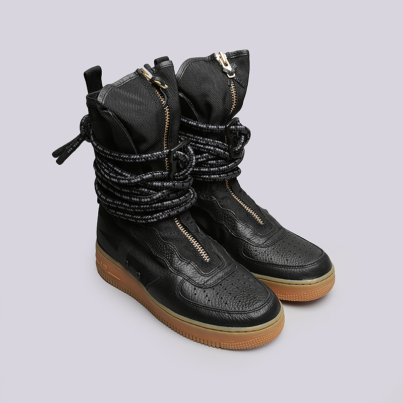 мужские черные кроссовки Nike SF Air Force 1 Hi AA1128-001 - цена, описание, фото 2